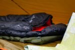 Criterion Ultralight 350 in a tarp camping scene